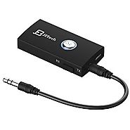 Bluetooth Receiver, and Transmitter 2-in-1, JETech Wireless Bluetooth Stereo Audio Transmitter and Receiver 2-in-1 Bl...