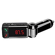 TUPELO Bluetooth FM Transmitter, In-Car Bluetooth Receiver, FM Radio Stereo Adapter, Car MP3 Player with Bluetooth Ha...