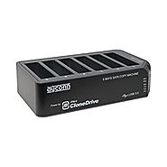 Dyconn Dubbler Dock Pro+ USB 3.0 6-Bay 1:5 Hard Drive Duplicator 2.5/3.5 Inch HDD with HDD Clone, Partition shrink SS...