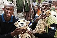 He has adopted and named a cheetah "Lightning bolt".