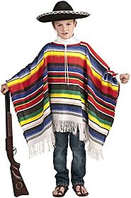 Forum Novelties Mexican Poncho Child Costume-