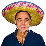 Embroidered Sombrero, Colors May Vary