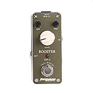 Aroma ABR-3 Mini Booster Electric Guitar Effect Pedal with Fastener Tape Sticker Aluminum Alloy Housing True Bypass