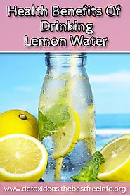 Health Benefits Of Drinking Lemon Water