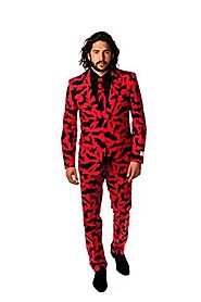 OppoSuits Men's Bat Guy Party Costume Suit