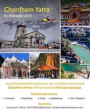 Website at https://chardhamhelicopters.com/packages/chardham-tour-package-by-helicopter