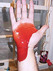 Washable, Non-staining Stage Blood by the Gallon