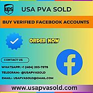 100% Full Email & Phone Verified To Buy USA Facebook Accounts- USA PVA Sold