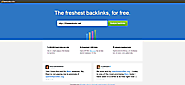 OpenLinkProfiler.org - The freshest backlinks. For free.