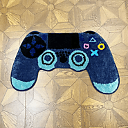 PS4 Dualshock Controller Tufted Rug | Game your way to next-level Decor