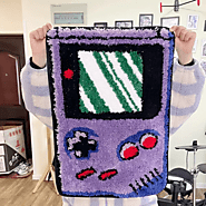 Gameboy Tufted Rug | The Ultimate Handheld Turned Rug