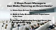 Event Managers Can Make Plan an Event Easier | MLeads Blog