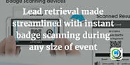 Lead retrieval made streamlined with instant badge scanning during event | MLeads Blog