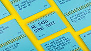This Agency Compiled a Nifty Little Notebook Packed with One Client's Bizarre Quotes