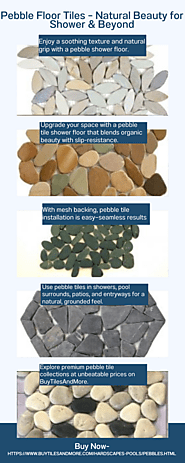 Pebble Floor & Shower Tiles – Natural Beauty Now on Sale!