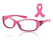 Nike Siren Pink Radiation Glasses - Leaded Protective Eyewear