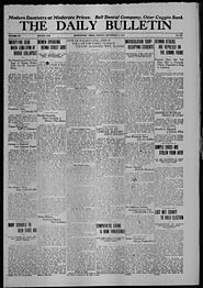 The Daily Bulletin (Brownwood, Tex.), Vol. 15, No. 282, Ed. 1 Monday, September 11, 1916