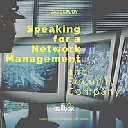 Speaking for a Network Management and Security Company