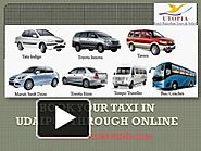 Book Your Taxi in Udaipur Through Online