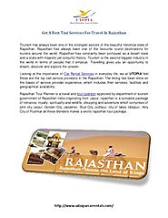 Get A Best Taxi Services For Travel In Rajasthan - PdfSR.com