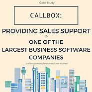Callbox: Providing Sales Support to one of the Largest Business Software Companies