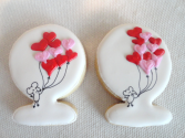 Pink Little Cake: 2 D Valentine Snow Globe Cookie