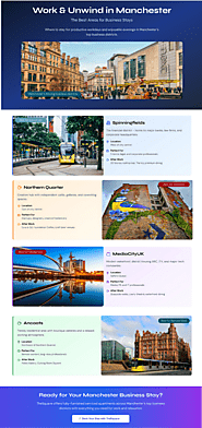 Best Areas For Business Stays in Manchester