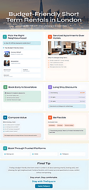 Smart Ways to Find Budget-Friendly Short-Term Rentals in London