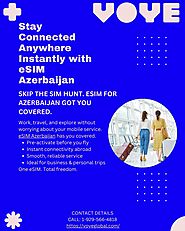 Skip the SIM card stress. Stay connected instantly with eSIM Azerbaijan