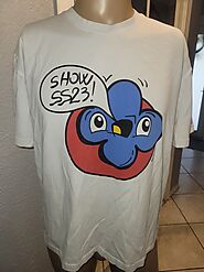 LOUIS VUITTON WHITE RED SHOW SS23! Mens T Shirt Large