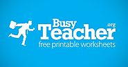 BusyTeacher: Free Printable Worksheets For Busy English Teachers