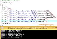 C Sizeof Operator