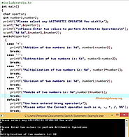 Switch Case in C Programming