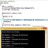 Continue Statement in C Programming