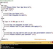 Nested If in C Programming