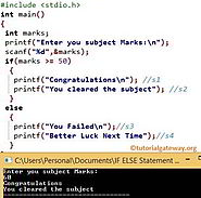 If Else Statement in C Language