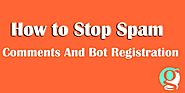 How To Stop Spam Comments On WordPress? « Global Blurb