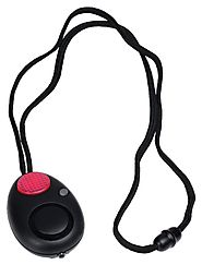 Vigilant Sports Style 125dB Personal Alarm with Necklace Lanyard and Easy One-Touch Activation (PPS-20BL)