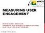 Understanding Depth / Page Views per Session: Measuring Quality User Engagement Onsite