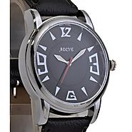 Adine Admirable Black Round Dial luxury watches For Men