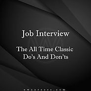 The all-time classic Do's and Don's