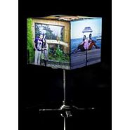 Personalised Photo Cube Lamp with Stand