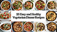 25 Easy and Healthy Vegetarian Dinner Recipes