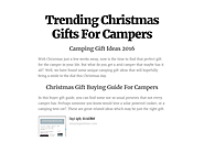 Trending Christmas Gifts For Campers