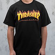Thrasher Magazine Shop - Thrasher Magazine Flame Logo T-Shirt