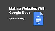 Making Websites With Google Docs