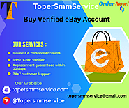 Buy Verified eBay Account - 100% Safe & Documents Buy topersmmservice