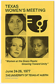 Texas Women's Meeting at the The University of Texas at Austin 1977