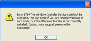 TechTips - Windows Vista Error 1719