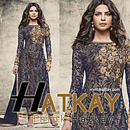 International Mega Star Priyanka Chopra Straight Cut Suit Online
